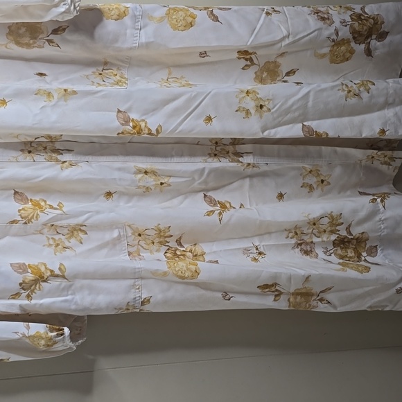 Women's Floral Long Sleeve Uility Midi Shirt Dress Woolrich x Target XL - Picture 5 of 15